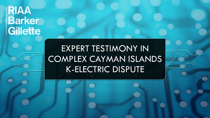 RIAA Barker Gillette Expert witness testimony given in K-Electric dispute