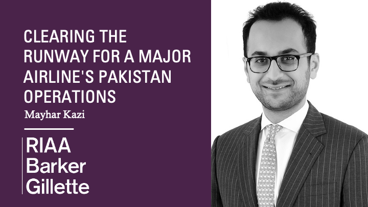 Clearing the Runway for a Major Airline's Pakistan Operations