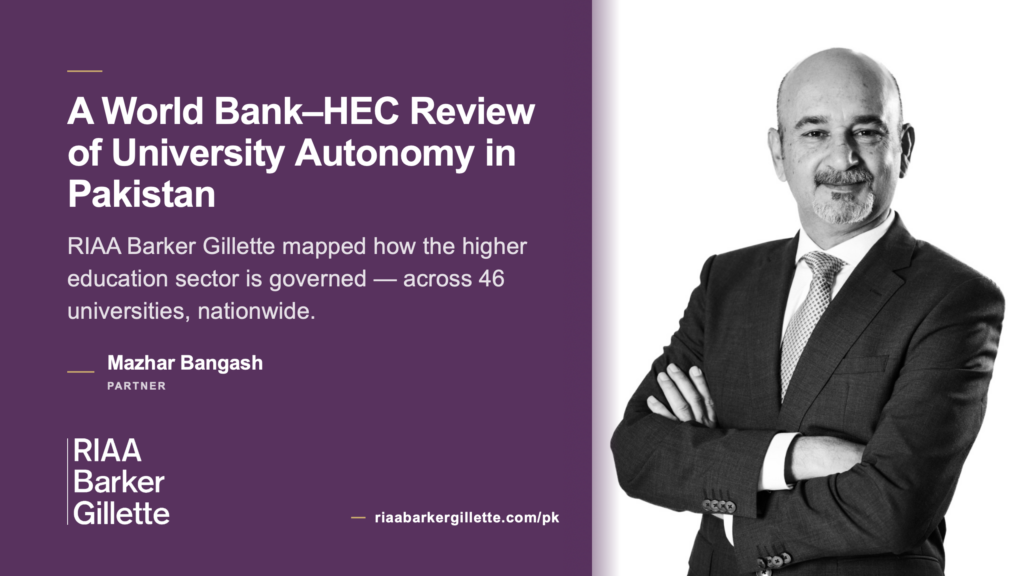 A World Bank–HEC Review of University Autonomy in Pakistan