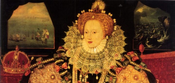 Paper - an image of Queen Elizabeth the first
