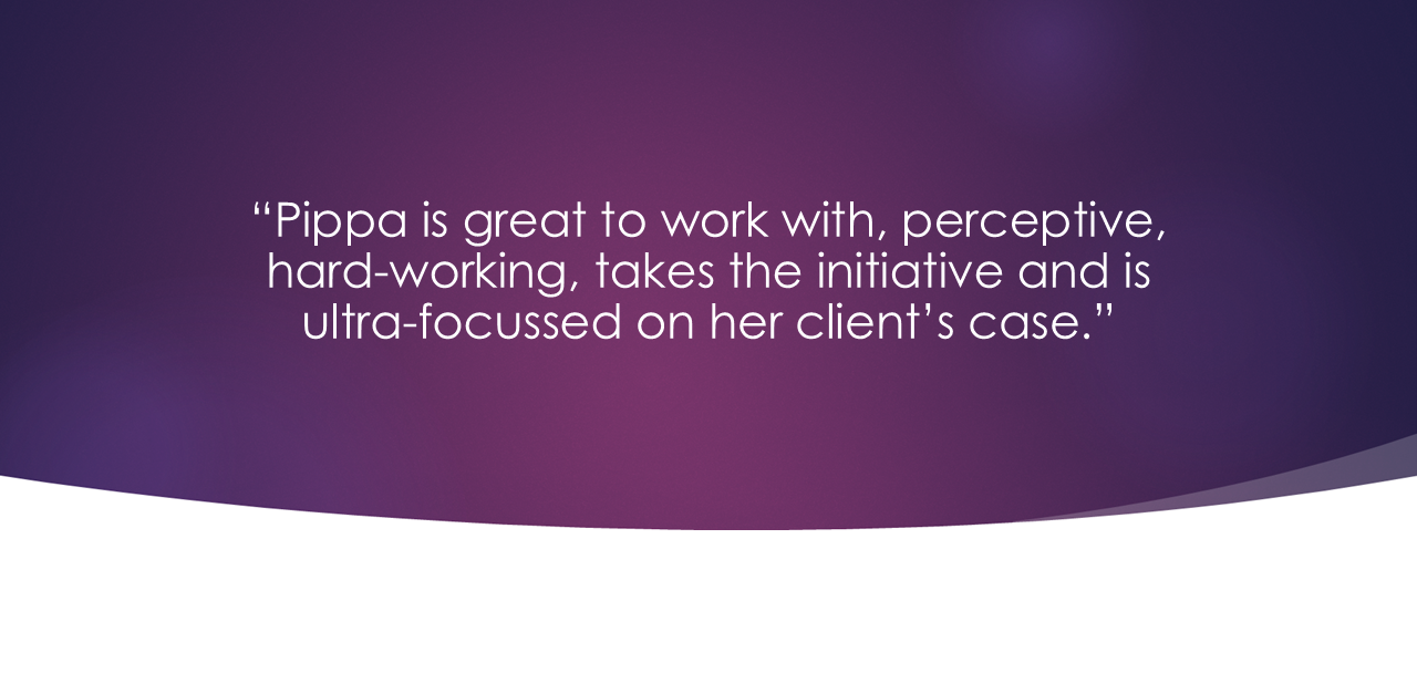 Pippa Marshall's Family law client testimonials 