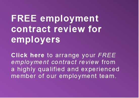 Free employment contract review for employers