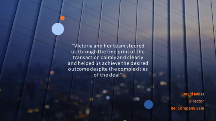 Testimonial Slides - Victoria Holland